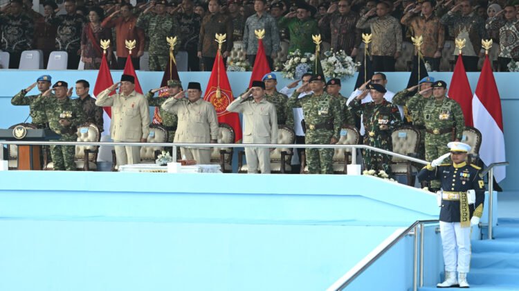 HUT ke-80 TNI,  Presiden Prabowo Tekankan Kepemimpinan Teladan dan Profesionalisme