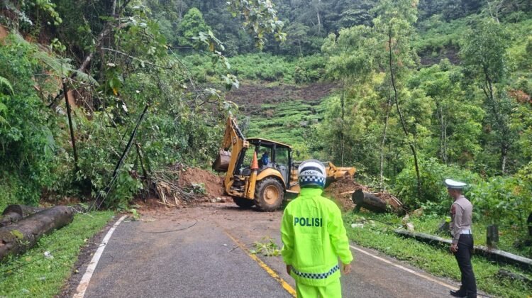 Longsor Tutup Total Jalur Sicincin-Malalak Pagi Ini, Pengendara Diimbau Putar Balik