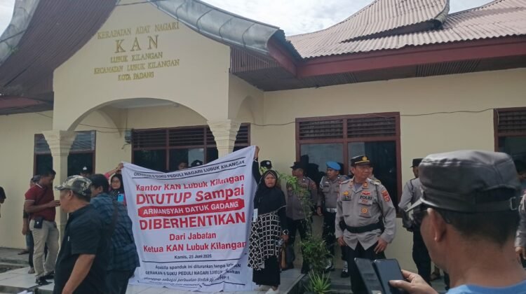 KAN Lubuk Kilangan Memanas, Ketua Dituntut Mundur Oleh Gerakan 6 Suku