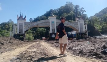 Jembatan Kembar Silaing yang menjadi saksi bisu sebagai salah satu tempat terparah yang dilanda bencana alam pada akhir tahun 2025 silam, Foto: Covesia.co.id