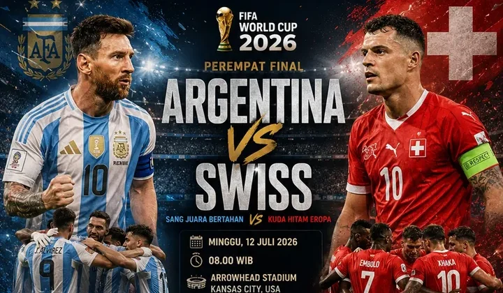 Argentina VS Swiss, Ujian Berat Rossocrociati Menuju Semi-final
