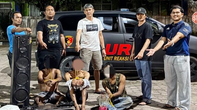 Satreskrim Polres Pessel Tangkap 3 Maling Spesialis Rumah dan Kafe Kosong