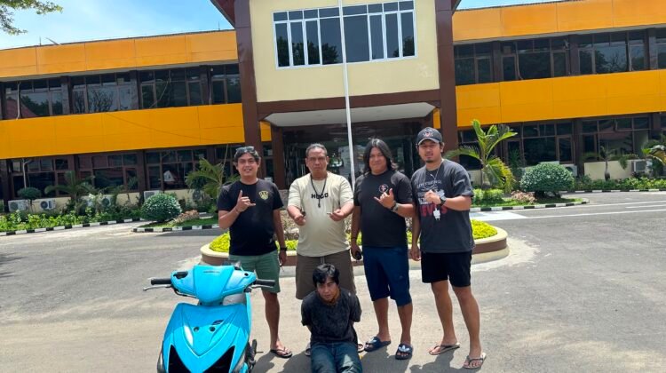 Baru Saja Nyuri Motor, Pria Asal Solok Ini Langsung Dibekuk Tim Klewang Polresta Padang 
