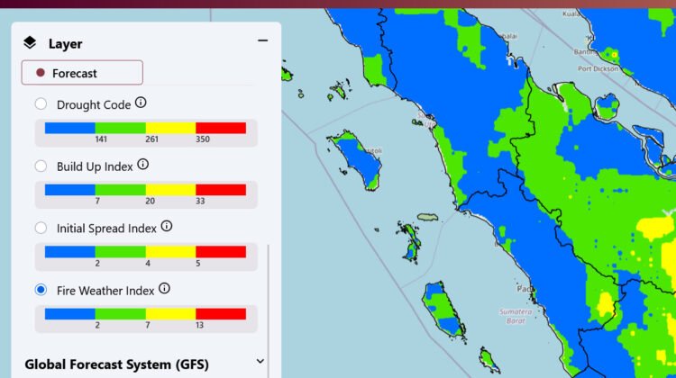 Di Tengah Curah Hujan Tinggi, Ada 8 Titik Api Muncul di Sumbar