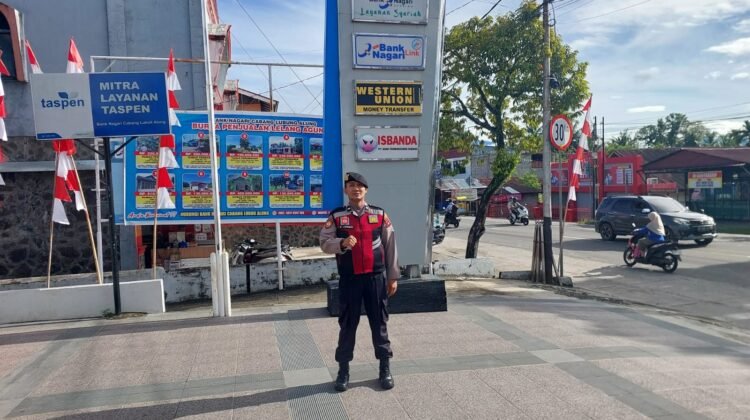 Mengawal Setiap Rupiah Warga, Sat Samapta Polres Padang Pariaman Pastikan Objek Vital Kondusif