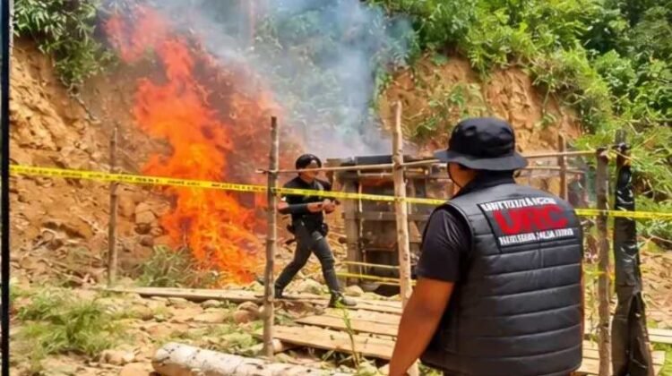 Razia Tambang Emas Illegal di Solok Selatan, Polisi Hanya Temukan Peralatan Bekas Pakai 