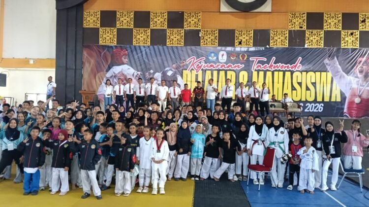 Kejuaraan Taekwondo Pelajar dan Mahasiswa Resmi Dibuka, Ajang Pencarian Atlet Porprov 2026