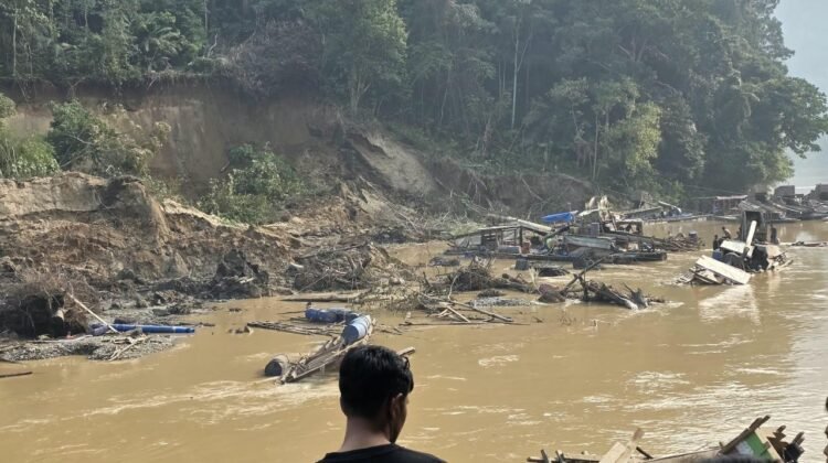 Areal Tambang Emas Illegal di Sijunjung Longsor, 4 Orang Terluka