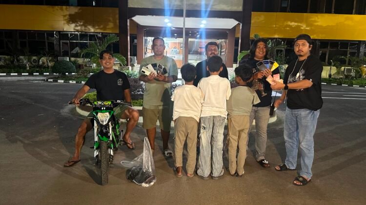 Kesasar di Markas TNI AL, Tiga Bocah Terduga Pencuri di Plaza Andalas Ditangkap