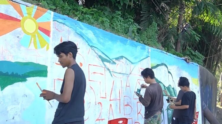Dengan Mural, Dinding Tak Terawat Disulap Jadi Media Promosi Wisata Padang Selatan