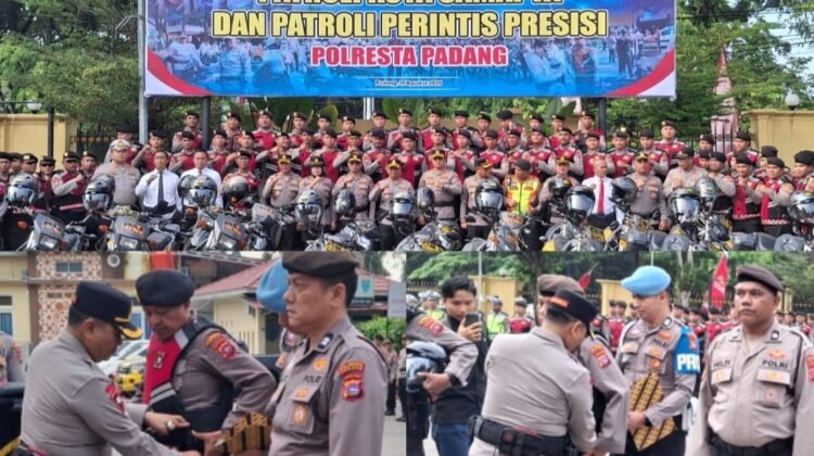Polresta Padang Luncurkan Tim Patroli Perintis Presisi dan Samapta