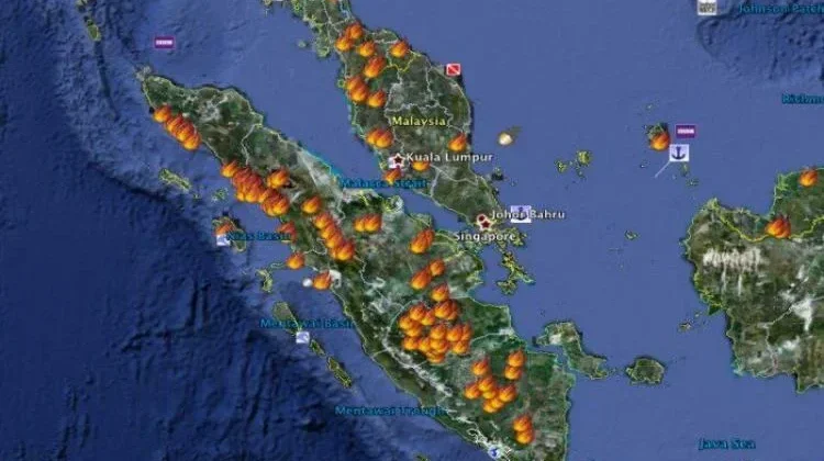 BMKG Deteksi 2.610 Titik Panas di Sumatera, Sumatera Barat Ada 27 Titik