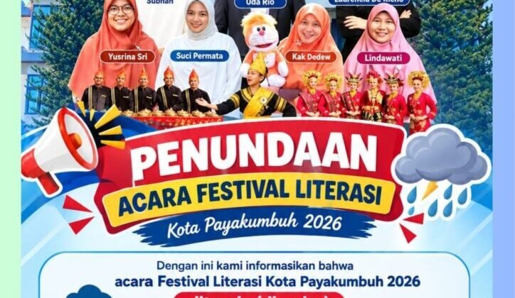 Festival Literasi Payakumbuh Ditunda Akibat Penurunan Kualitas Udara