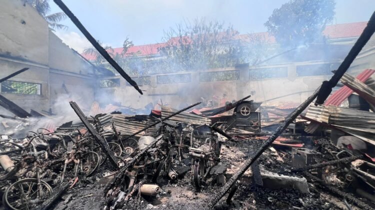 Gudang Aset Dinas Pertanian Pessel Terbakar, 62 Motor dan Alat Pertanian Senilai Rp 1.5 M Hangus
