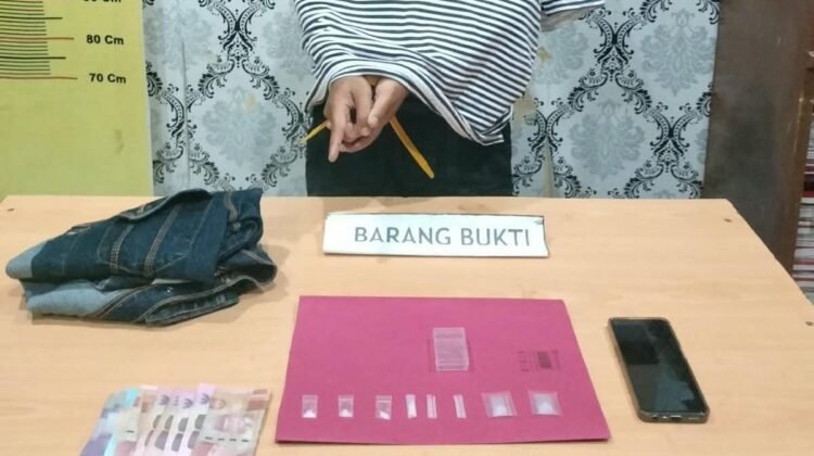 Residivis Narkotika di Pariaman Ditangkap, Delapan Paket Sabu Diamankan