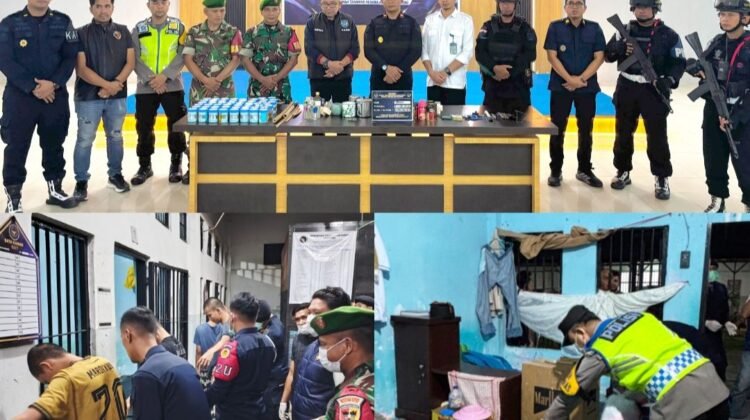 Gandeng APH, Rutan Padang Gelar Razia Gabungan dan Tes Urine