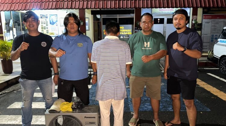 Tim Klewang Polresta Padang Bekuk Pencuri Outdoor AC Ganesha Operation