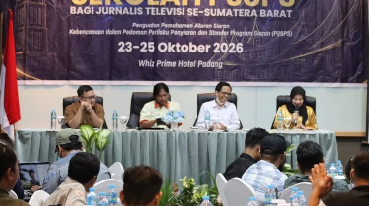 KPID Sumbar Perkuat Pemahaman Jurnalis Televisi tentang Etika Penyiaran Bencana